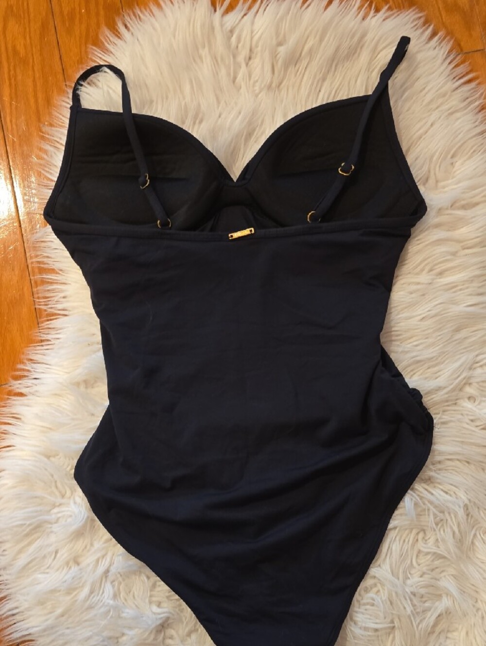 Anne Cole Black One-Piece Swimsuit with Adjustable Straps - Picture 3 of 4
